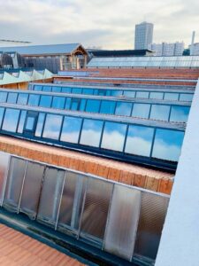 Remplacement sheds aluminium pour le Centre Formation Compagnons Lyon
