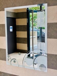 Remplacement de miroir dans un hall immeuble à Villeurbanne