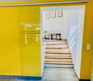 Porte coulissante intérieure en aluminium